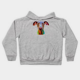 Italian Greyhound Piccolo Levriero Photo Art Kids Hoodie